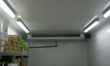 Interior de câmara de lacticínios com iluminação LED
